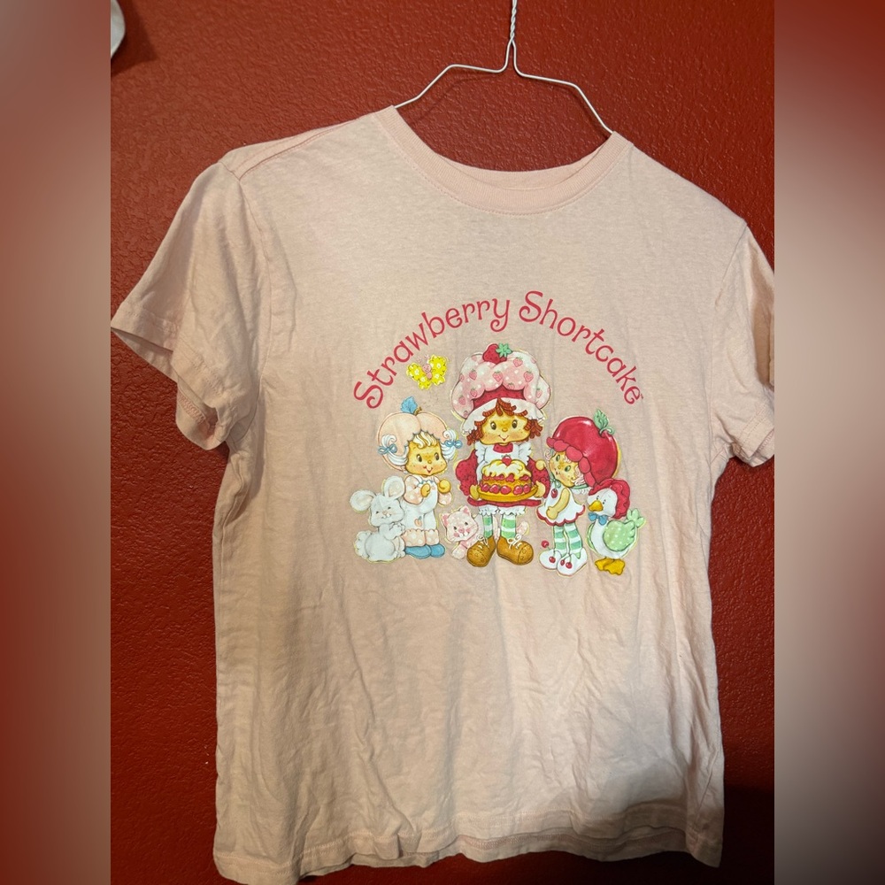 Women’s Strawberry Shortcake Pink T-Shirt - Picture 7 of 10